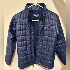 Patagonia Navy Puffer Jacket Boys XL